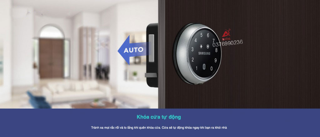 Khóa cửa điện tử Samsung SHP-DS705 chính hãng - Siêu thị điện BeTek